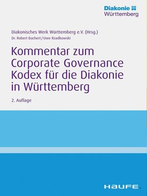 cover image of Kommentar zum Corporate Governance Kodex für die Diakonie in Württemberg